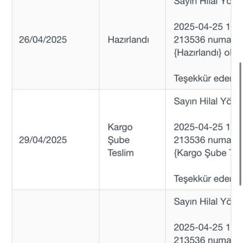 Mamuxa Siparişim Ortada Yok İletişim Sıfır Mağduriyet Yaşıyorum