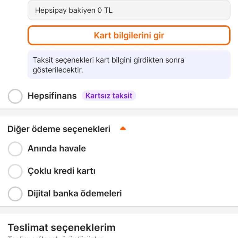 Hepsiburada'da Kart İle Alışveriş Yapamama Sorunu Ve Yetersiz Destek