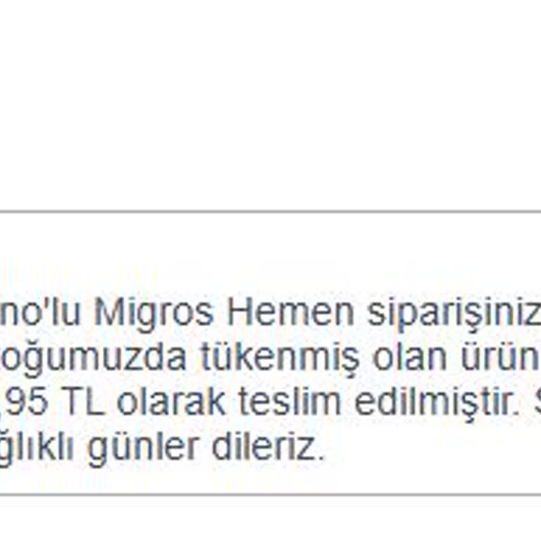 Eksik Ürünler Ve Geciken İade: Migros Hemen'de Hayal Kırıklığı