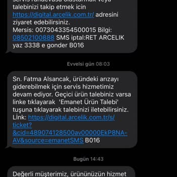 Arçelik Buzdolabında Göçük Sorunu Ve Yetersiz Servis Desteği