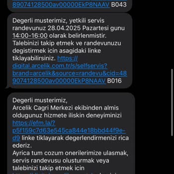Arçelik Buzdolabında Göçük Sorunu Ve Yetersiz Servis Desteği