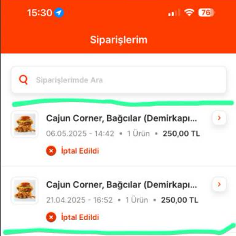 Migros Yemek Uygulamasında Siparişlerin Keyfi İptali Ve Mağduriyet