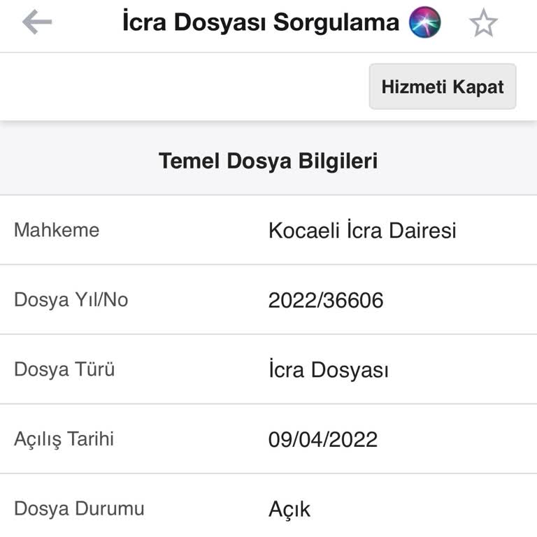 Protokol Bitmesine Rağmen Dosyamın Kapatılmaması Ve Sürekli Bahane Üretilmesi