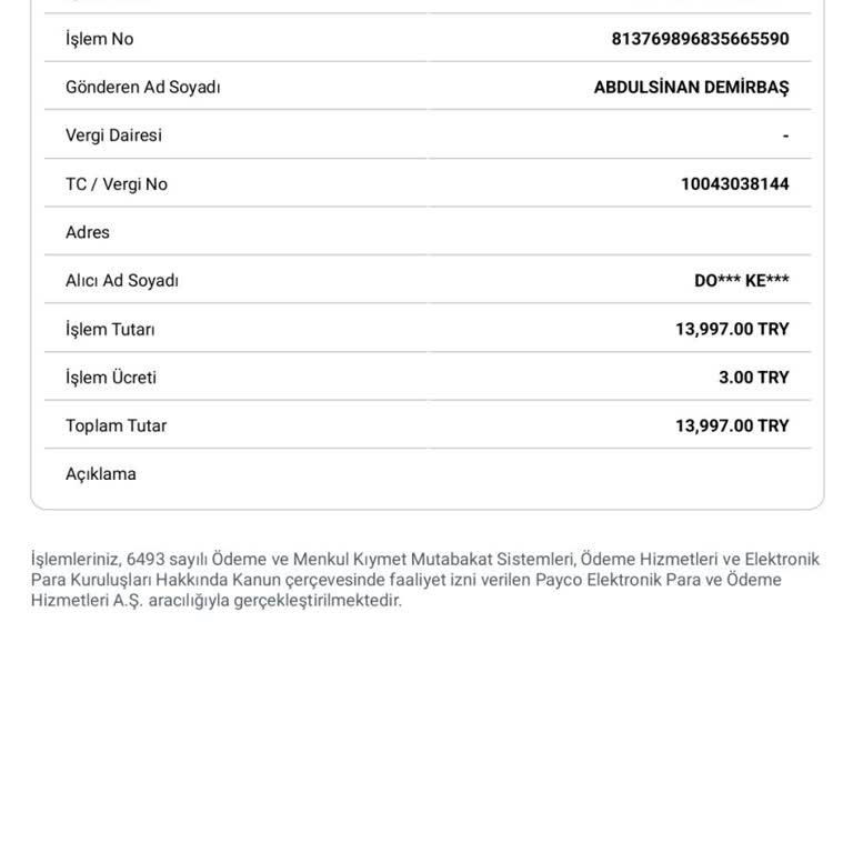 Payco Hesabım Haksız Yere Banlandı, Paramı Alamıyorum