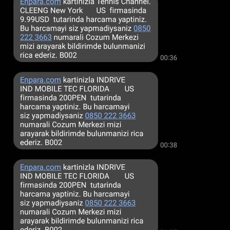 Enpara Sanal Kartımdan Onaysız Harcama Ve Güvenlik Açığı