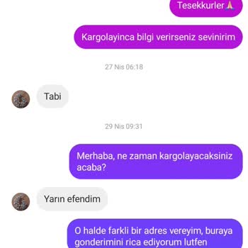 Sipariş Sonrası İletişim Yok, Ürünler Gönderilmedi