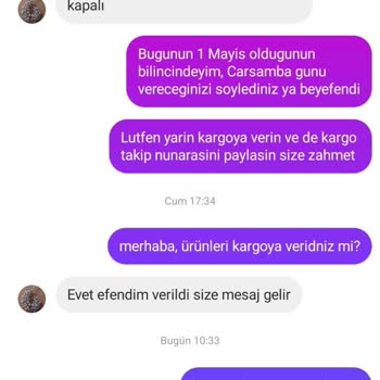 Sipariş Sonrası İletişim Yok, Ürünler Gönderilmedi