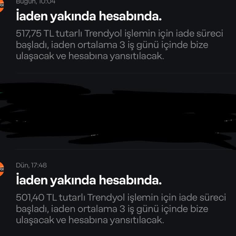 Papara Dolap Uygulamasında İptal Edilen Siparişin İadesi Hesabıma Yatmadı