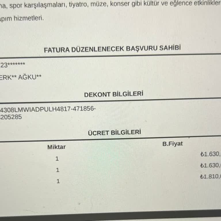 Başvuru Ücretleri Ve Yetersiz Bilgilendirme Nedeniyle Mağduriyet