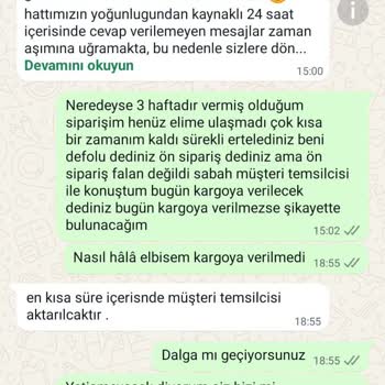 Ayşenur Dinçer Butik Siparişim Teslim Edilmiyor Müşteri Hizmetleri İlgisiz