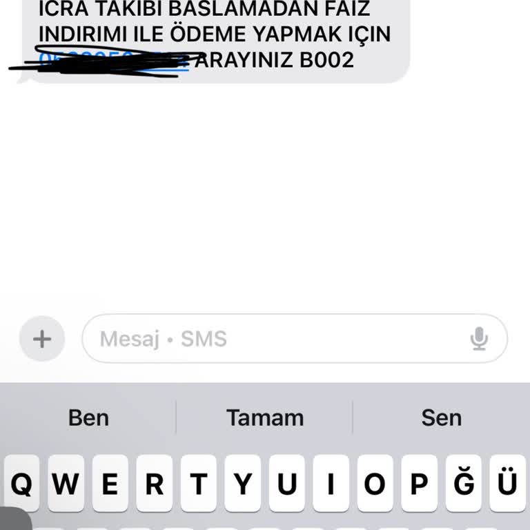 İzinsiz Kişisel Veri Kullanımı Ve Haksız Borç İddiasıyla Gönderilen İcra Mesajı Hakkında Şikayet