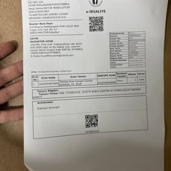 Fatura Taleplerim Karşılanmadı, Kullanılmış Ürün Gönderildi