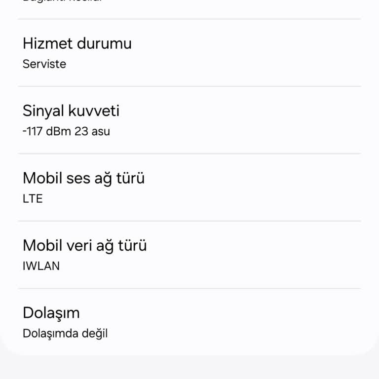 Güncelleme Sonrası Şebeke Sorunu Hakkında Şikayet