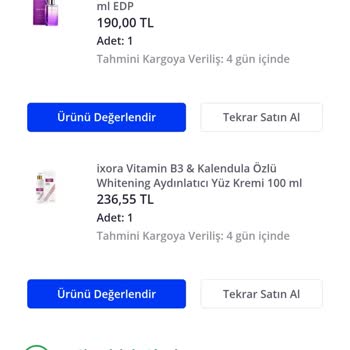 İxora Kozmetik'te Sürekli Stok Ve Kargo Sorunu Yaşıyorum