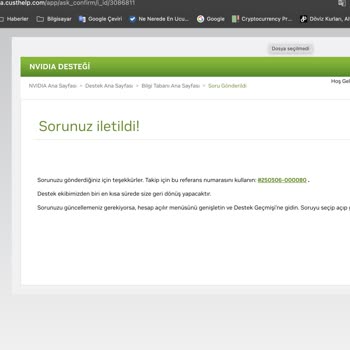 Nvidia Kampanyası Hakkıma Verilmedi, Müşteri Memnuniyeti Yok Sayıldı!