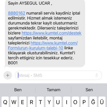 Servis Personelinin Kaba Davranışı Ve Kurulumun Yapılmaması