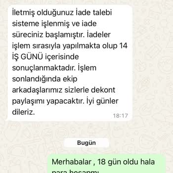 İade Sürecinde Gecikme Ve Mağduriyet Yaşadım