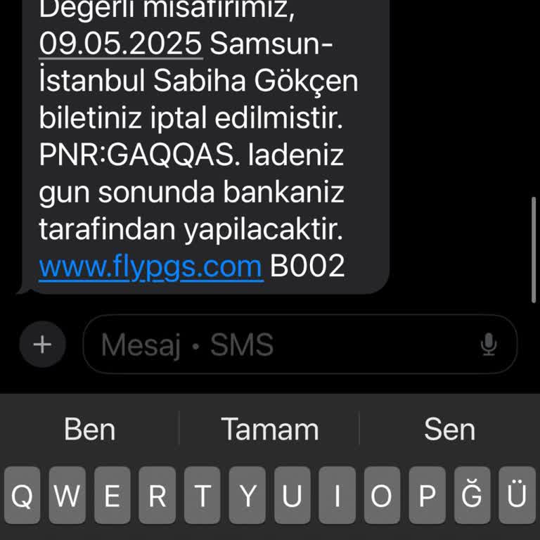 Bilet İptalinde Cezai Durum Bilgisi Verilmeden Mağdur Oldum