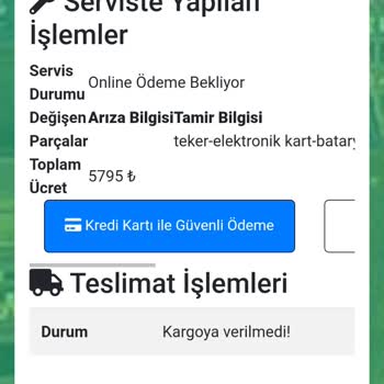 Onarım Ücreti Ve İptal Sonrası Ek Ücret Talebi