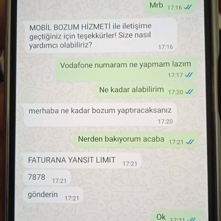 Mobil Bozdurma İşleminde Ödeme Yapılmadı, Paramın İadesini Ve Sorumluların Cezalandırılmasını İstiyorum