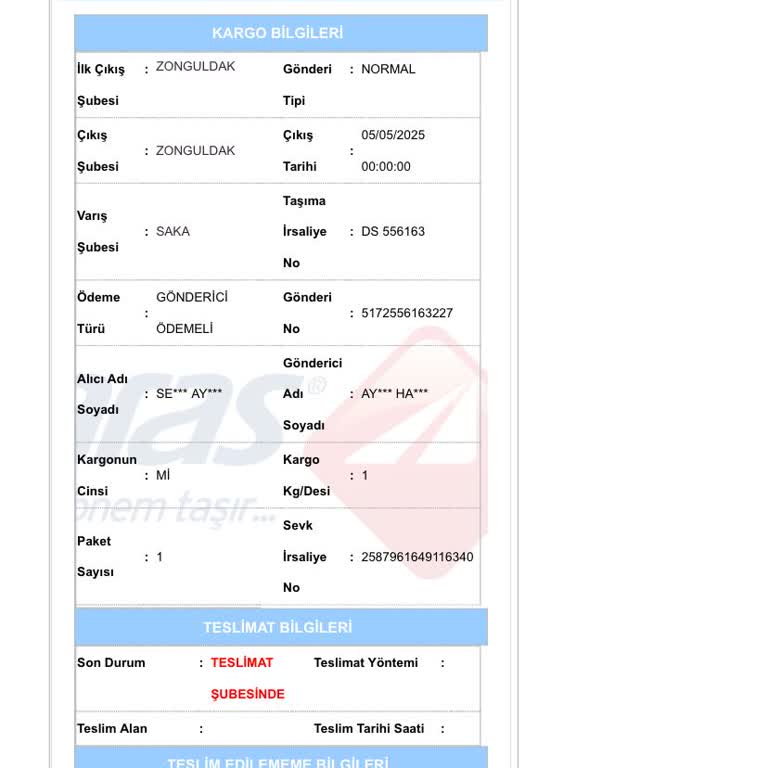 Sürekli Teslimat Yapmayan Kargo Firması: Yine Aynı Bahane!