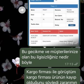Kayıp Kargo Ve Bilgi Eksikliği Nedeniyle Mağduriyet Yaşadım