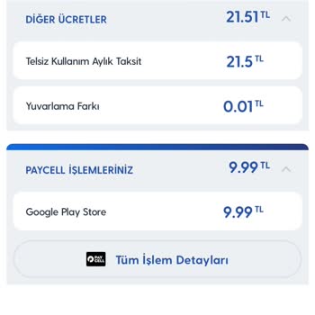 Onaylamadığım Paycell Hizmeti İçin Düzenli Ücret Kesintisi