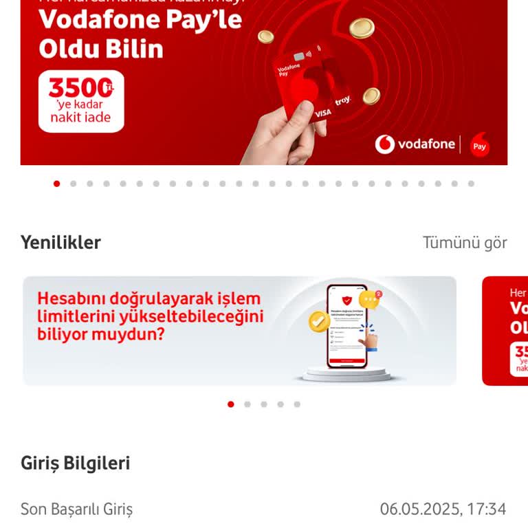 Vodafone Kampanya Vaadi Olan 300 TL Bakiyeyi Hesabıma Tanımlamadı