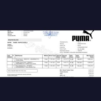 Puma Ayakkabı Kısa Sürede Deforme Oldu, Değişim Talebimiz Var