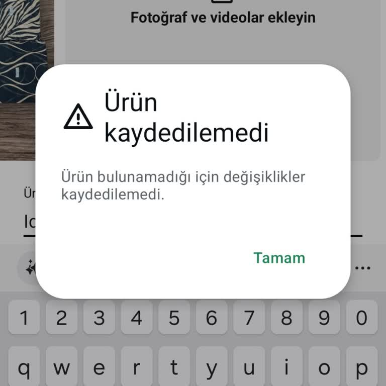 WhatsApp Business Katalogda Ürün Ekleme Sorunu