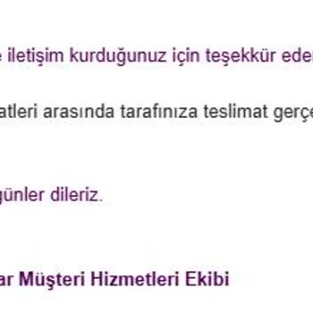 Sinerji Bilgisayar Siparişin Teslim Edilmemesi ve Yanıltıcı Kargo Bilgileri Nedeniyle Mağduriyet