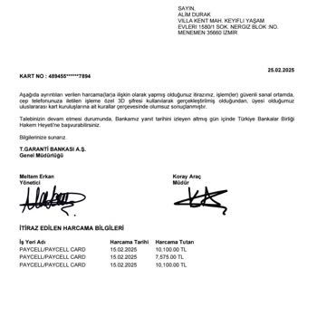 Garanti BBVA'da Bilgim Dışında Hesap Hareketleri Ve Yetersiz Güvenlik Önlemleri