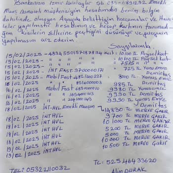 Garanti BBVA'da Bilgim Dışında Hesap Hareketleri Ve Yetersiz Güvenlik Önlemleri