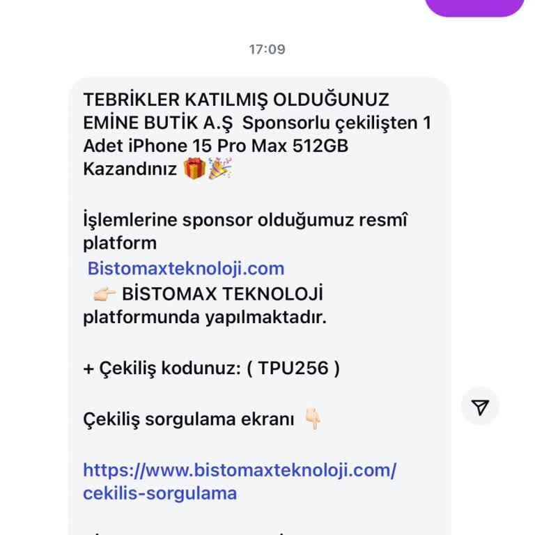 Çekiliş Kazandınız Diyerek Ücret Talep Ediyorlar