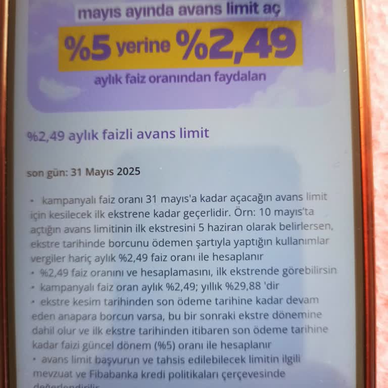 Kampanya Faizi Yerine Yüksek Faiz Uygulandı, Sorunum Çözülmedi