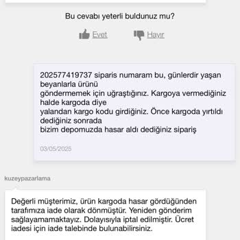 N11'den Aldığım Ürünler Gönderilmedi Ve İadede Sorun Yaşadım