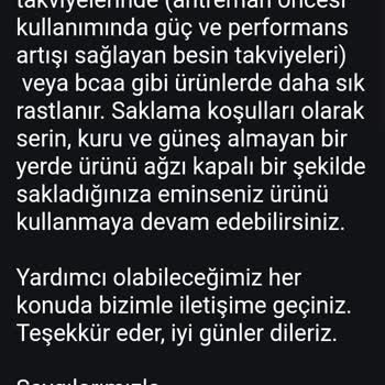 Bozuk Tat Ve Topaklanma Sorunu İçin Yetersiz Destek