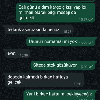 Stokta Var Gözüküp Gönderilmeyen Ürün Ve Gerçekleşmeyen İade Süreci Hayal Kırıklığı Yarattı