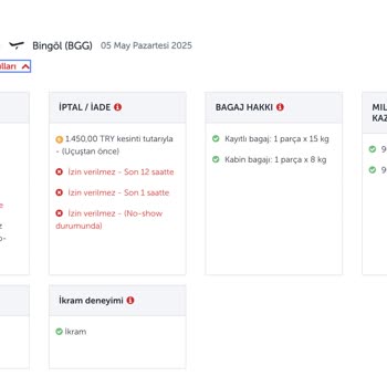 THY Uçuş Sınıfı Kısıtlamaları Yolcuları Mağdur Ediyor