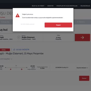 THY Uçuş Sınıfı Kısıtlamaları Yolcuları Mağdur Ediyor