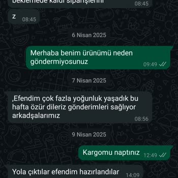 Sipariş Edilen Ürünün 3 Ay Boyunca Gönderilmemesi Ve Oyalama
