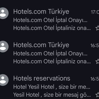 Yeşil Butik Hotel Bursa Saygısız Tavır