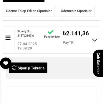 Gofeel'den Alınan Ürünün Teslim Edilmemesi ve Para İadesinin Yapılmaması