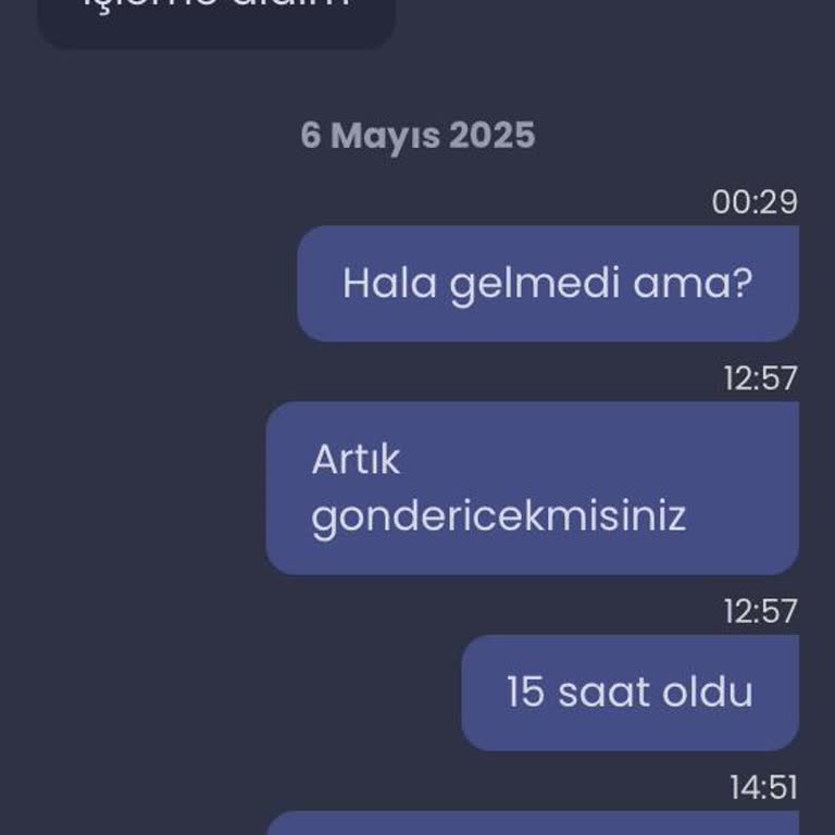 Teslim Edilmeyen Ürün Ve İletişimsizlik Mağduriyeti