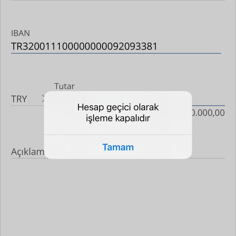 Paybola Hesabım Kapandı Paramı Çekemiyorum
