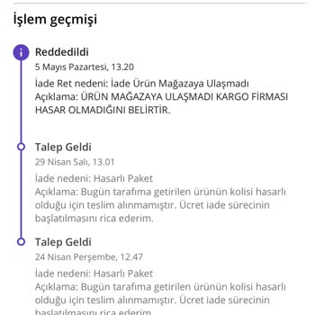 Hasarlı Ürün İadesinde Para İadesi Sorunu
