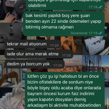 Borç Ödememe Rağmen Dosya Kapatılmadı Ve Maaşımdan Haksız Kesinti Yapıldı