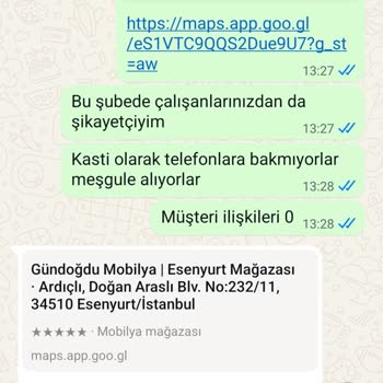Gündoğdu Mobilya'dan Alınan Koltuk Takımı Bir Ay Geçmesine Rağmen Teslim Edilmedi