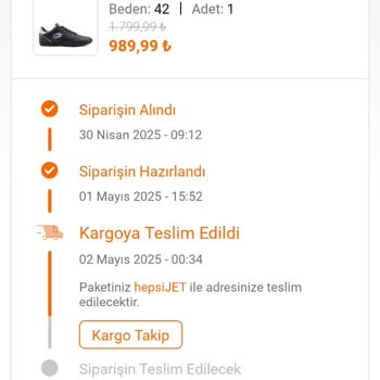 FLO Ve Hepsijet İş Birliği Nedeniyle Ayakkabım Teslim Edilmedi, Ücret İadesi Yapıldı