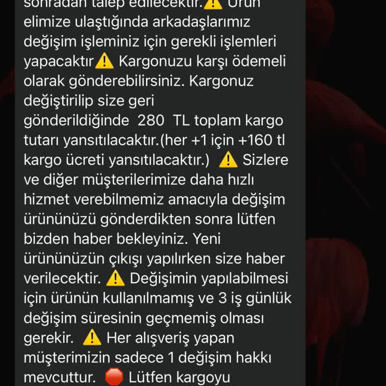 Ayakkabı Değişiminde Ekstra Kargo Ücreti Ve İade Sorunu